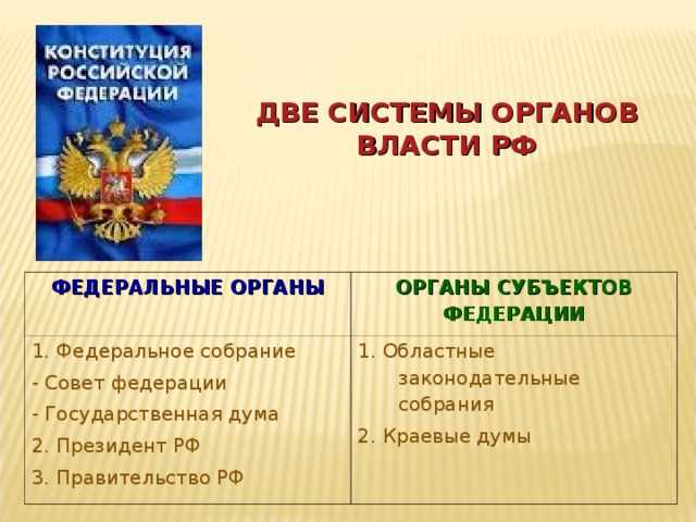 Роль федеральных служб в системе исполнительной власти России