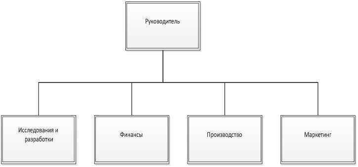 Функциональная структура управления на производстве