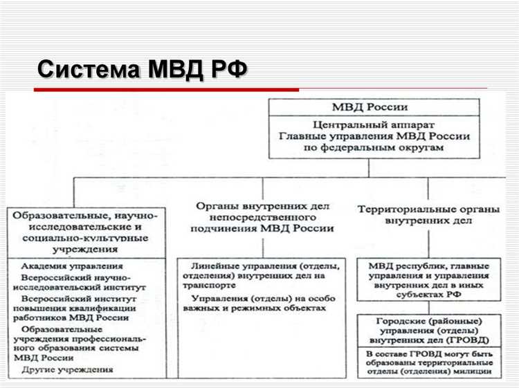 Министерство внутренних дел России в контексте правового положения структуры компетенции и ответственности