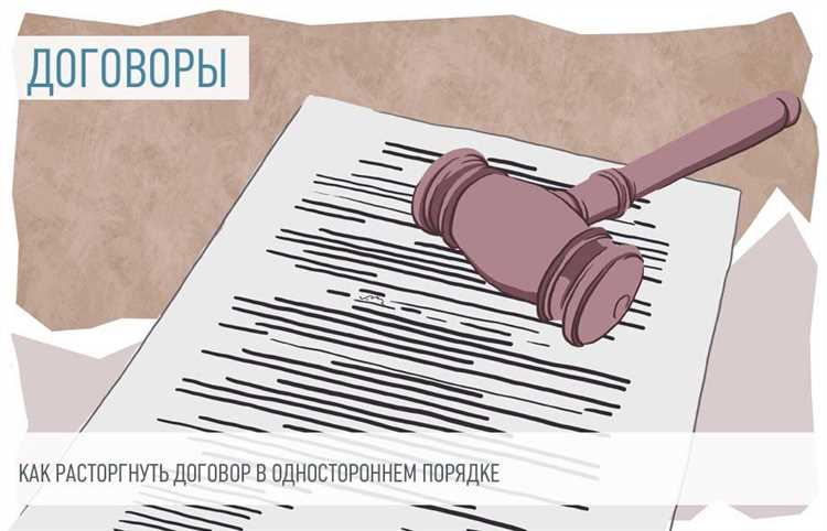 Понятие одностороннего отказа от договора