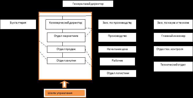 Организационная структура управления производством