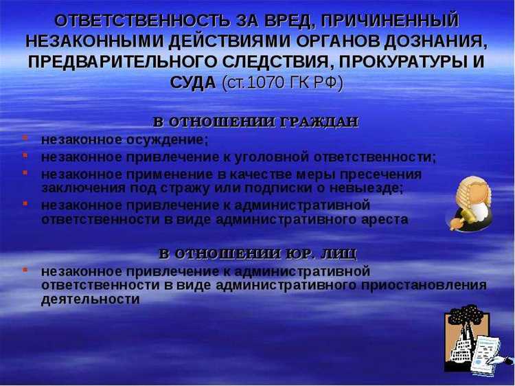 Право граждан на возмещение ущерба, причиненного незаконными действиями должностных лиц (государственных служащих)