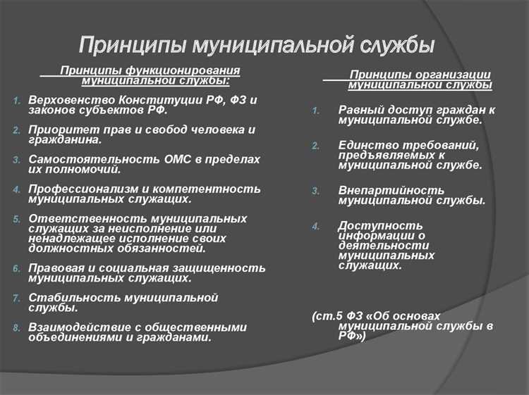 Принципы государственной службы и их правовое регулирование в практике