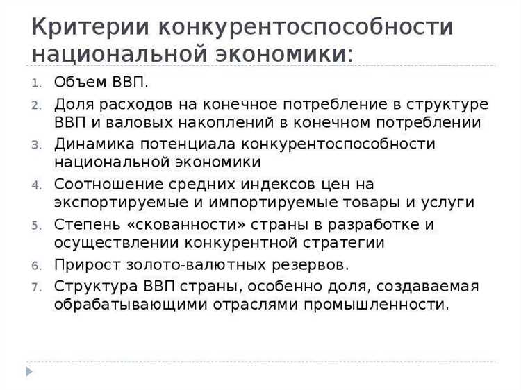 Анализ причин низкой конкурентоспособности отдельных регионов