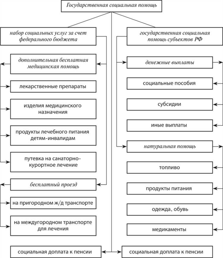 Типы государственной социальной помощи для малоимущих граждан